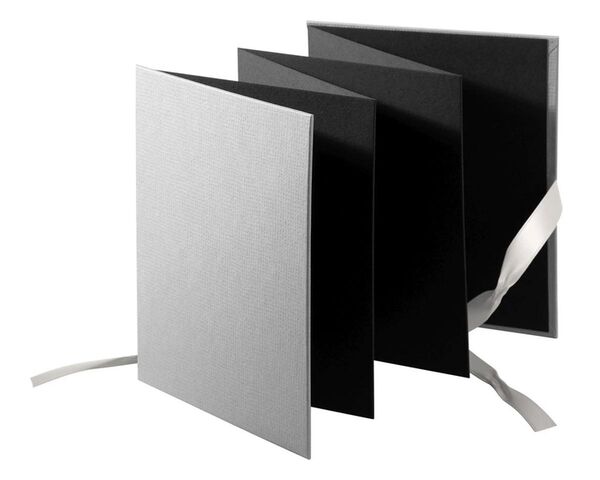 goldbuch Leporello Bella Vista Trend 15,5x19 für 10 Fotos  naturliebe grau