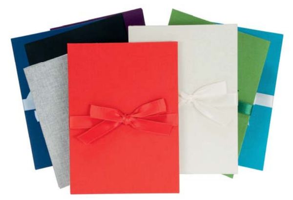 goldbuch Leporello Linum schwarze Seiten für 10 Fotos 13x18  blau