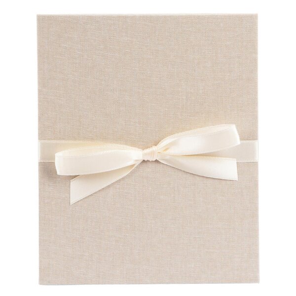 goldbuch Leporello Summertime Trend 13x18 10 schwarze Seiten  beige