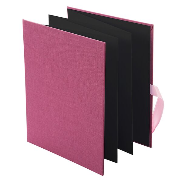 goldbuch Leporello Summertime Trend 13x18 10 schwarze Seiten  fuchsia