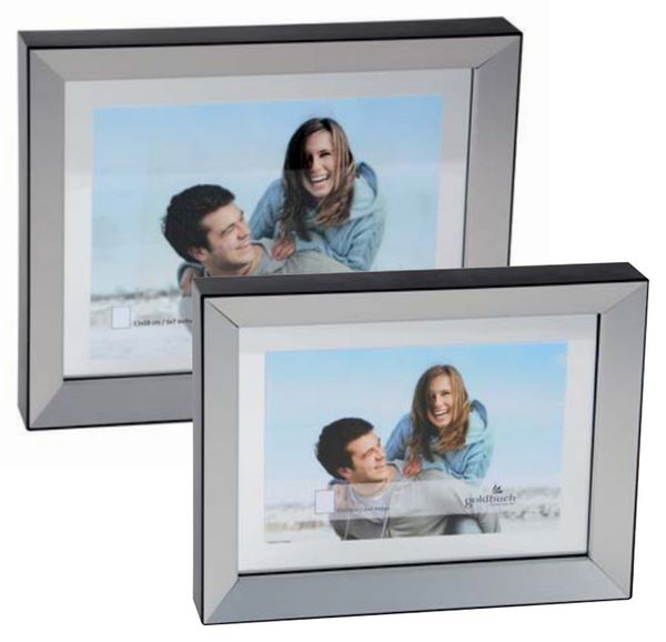 goldbuch Light 10x15 Aluminium und Kunststoff Portraitrahmen  schwarz