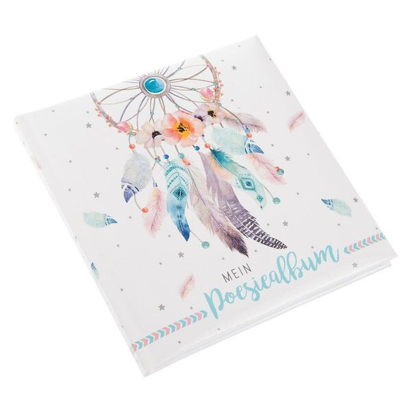 goldbuch Poesiealbum Traumfänger 96 weiße Seiten Format  16,5x16,5 cm