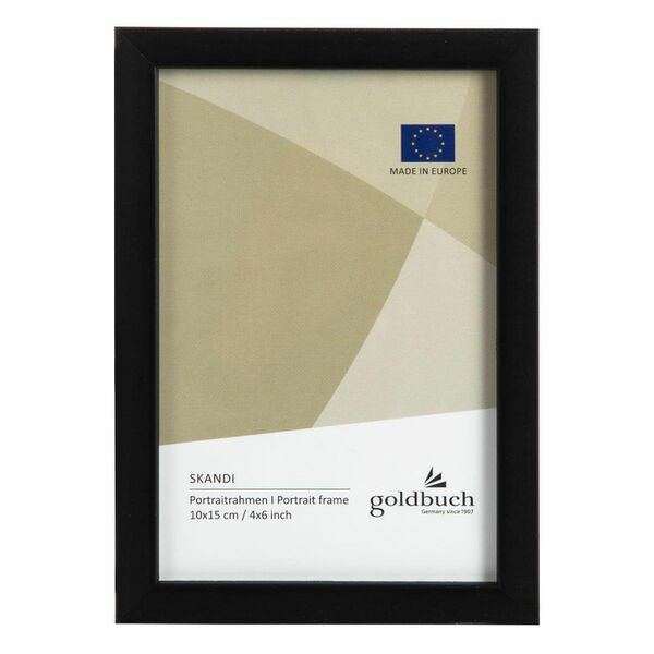 goldbuch Rahmen Skandi  10x15 cm schwarz