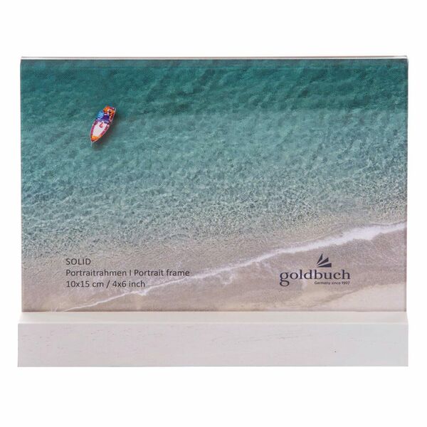 goldbuch Rahmen Solid  10x15 cm weiß