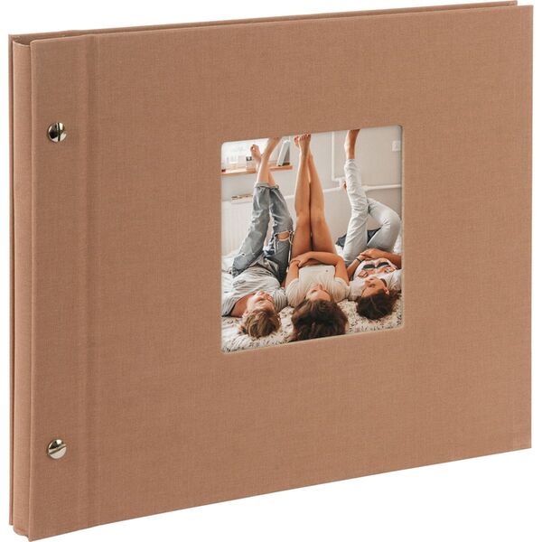 goldbuch Schraubalbum Bella Vista 30x25 40 weiße Seiten  haselnuss