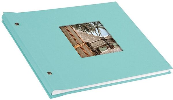 goldbuch Schraubalbum Bella Vista 30x25 40 weiße Seiten  aqua