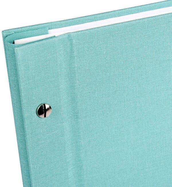 goldbuch Schraubalbum Bella Vista 30x25 40 weiße Seiten  aqua