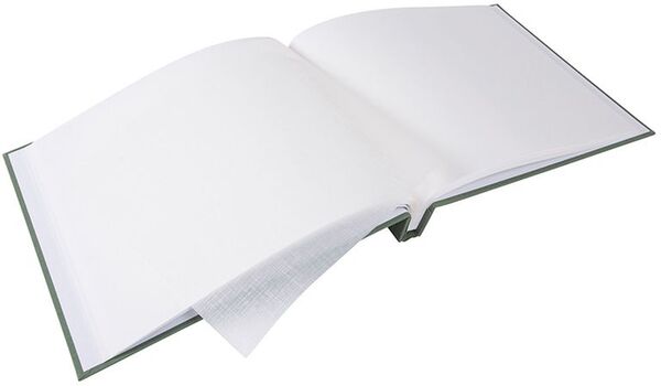 goldbuch Schraubalbum Bella Vista 30x25 40 weiße Seiten  Artischocke