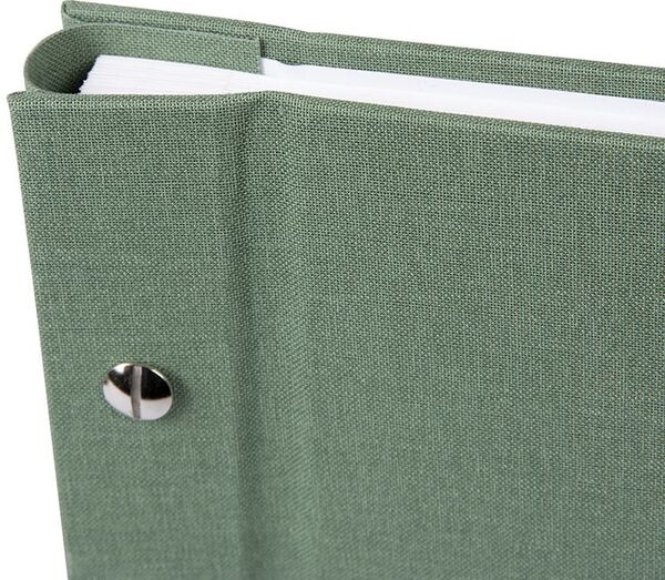 goldbuch Schraubalbum Bella Vista 30x25 40 weiße Seiten  Artischocke