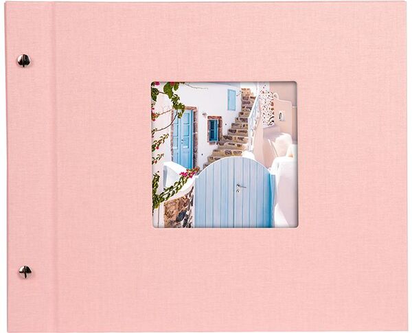 goldbuch Schraubalbum Bella Vista 30x25 40 weiße Seiten  rose