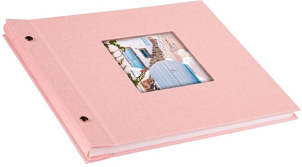 goldbuch Schraubalbum Bella Vista 30x25 40 weiße Seiten  rose