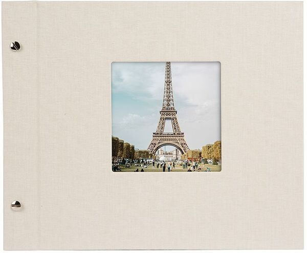 goldbuch Schraubalbum Bella Vista 30x25 40 weiße Seiten  sandgrau