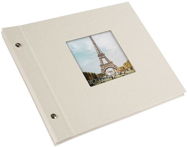 goldbuch Schraubalbum Bella Vista 30x25 40 weiße Seiten  sandgrau