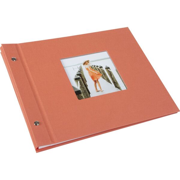 goldbuch Schraubalbum Bella Vista 30x25 40 weiße Seiten  lachs