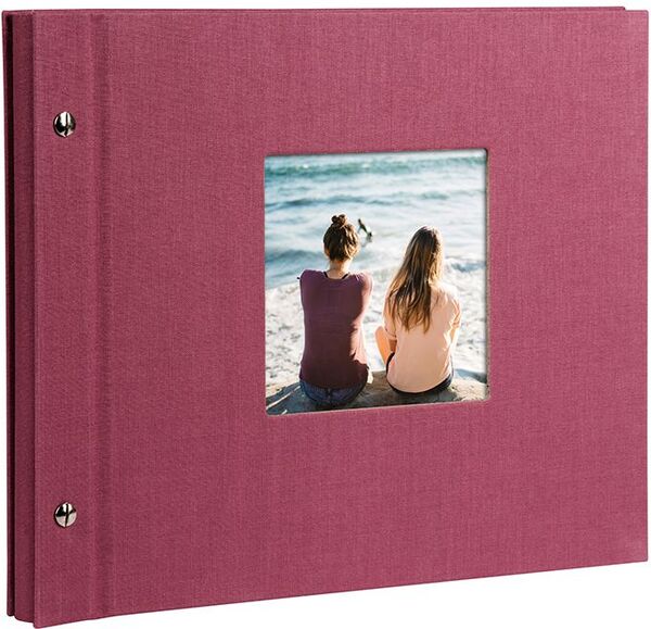goldbuch Schraubalbum Bella Vista 30x25 40 weiße Seiten  fuchsia