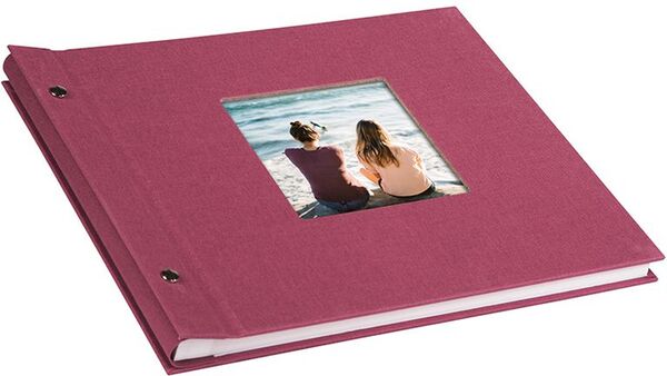goldbuch Schraubalbum Bella Vista 30x25 40 weiße Seiten  fuchsia
