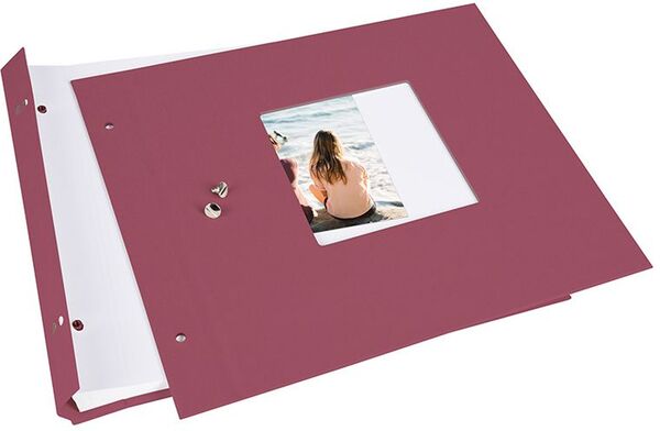 goldbuch Schraubalbum Bella Vista 30x25 40 weiße Seiten  fuchsia