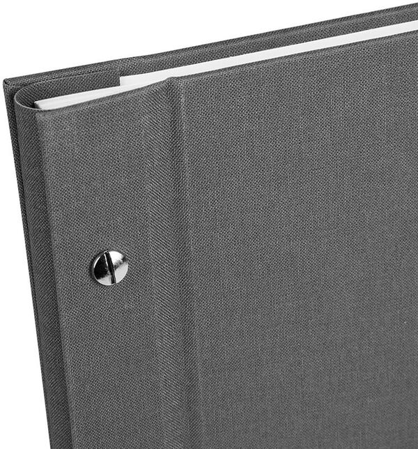 goldbuch Schraubalbum Bella Vista 30x25 40 weiße Seiten  grau