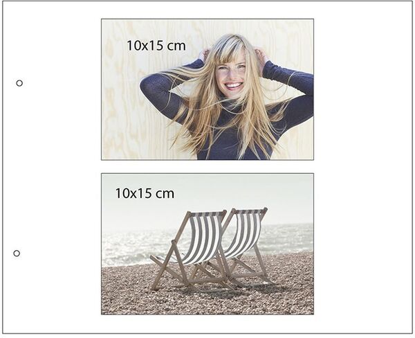 goldbuch Schraubalbum Bella Vista 30x25 40 weiße Seiten  grau