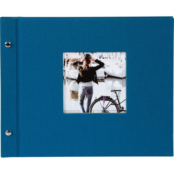 goldbuch Schraubalbum Bella Vista 30x25 40 schwarze Seiten  petrol 1 Stück