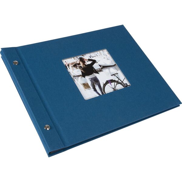 goldbuch Schraubalbum Bella Vista 30x25 40 schwarze Seiten  petrol 1 Stück