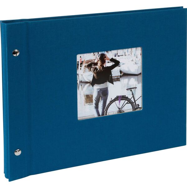 goldbuch Schraubalbum Bella Vista 30x25 40 schwarze Seiten  petrol 1 Stück