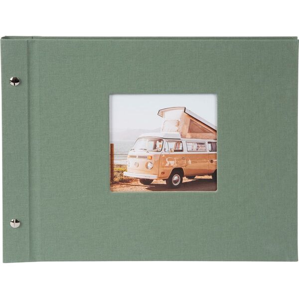 goldbuch Schraubalbum Bella Vista 30x25 40 schwarze Seiten  Artischocke 1 Stück