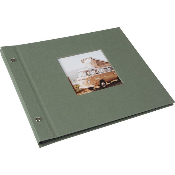 goldbuch Schraubalbum Bella Vista 30x25 40 schwarze Seiten  Artischocke 1 Stück