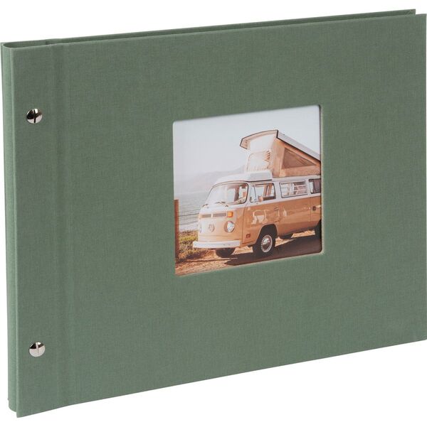 goldbuch Schraubalbum Bella Vista 30x25 40 schwarze Seiten  Artischocke 1 Stück