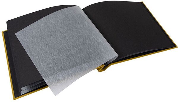 goldbuch Schraubalbum Bella Vista 30x25 40 schwarze Seiten  senf 1 Stück