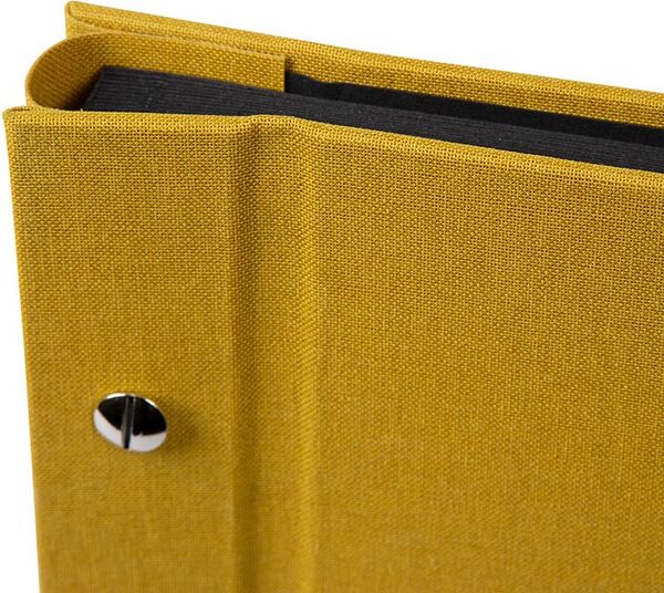 goldbuch Schraubalbum Bella Vista 30x25 40 schwarze Seiten  senf 1 Stück