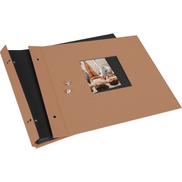 goldbuch Schraubalbum Bella Vista 30x25 40 schwarze Seiten  haselnuss 1 Stück