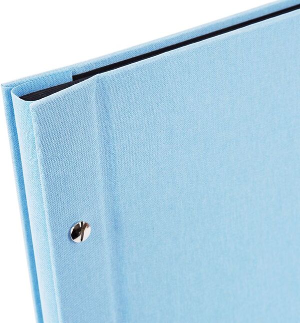 goldbuch Schraubalbum Bella Vista 30x25 40 schwarze Seiten  himmelblau 1 Stück