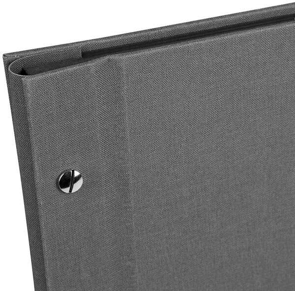 goldbuch Schraubalbum Bella Vista 30x25 40 schwarze Seiten  grau 1 Stück