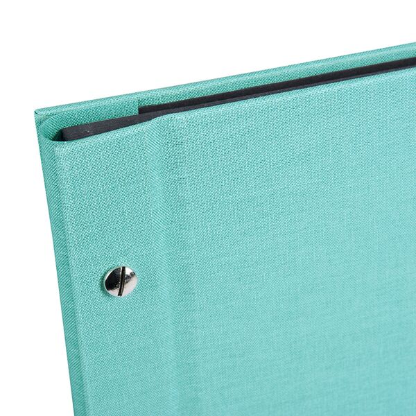 goldbuch Schraubalbum Bella Vista 30x25 40 schwarze Seiten  aqua 1 Stück