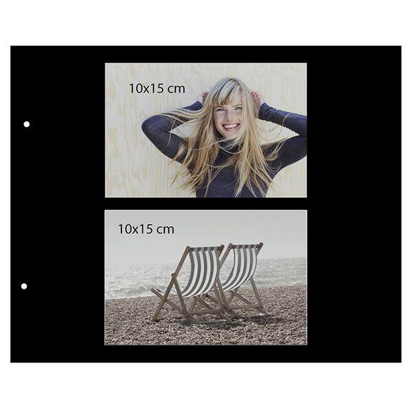 goldbuch Schraubalbum Bella Vista 30x25 40 schwarze Seiten  aqua 1 Stück