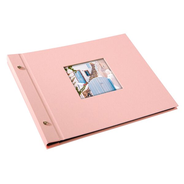 goldbuch Schraubalbum Bella Vista 30x25 40 schwarze Seiten  rose 1 Stück