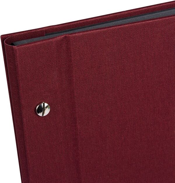 goldbuch Schraubalbum Bella Vista 30x25 40 schwarze Seiten  bordeaux 1 Stück