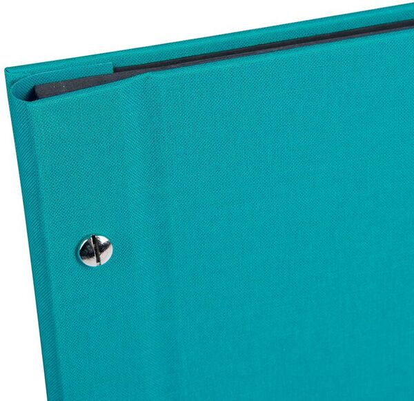 goldbuch Schraubalbum Bella Vista 30x25 40 schwarze Seiten  türkis 1 Stück