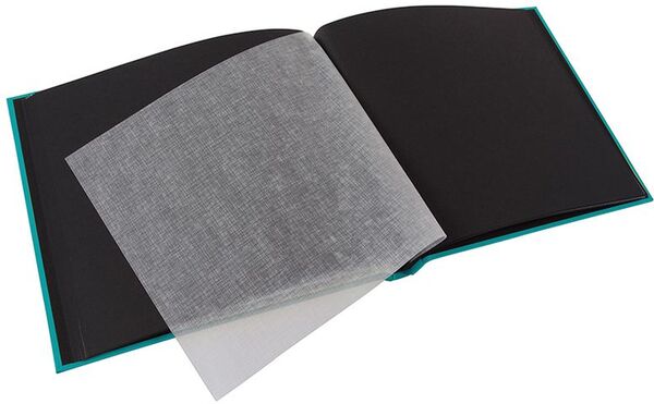 goldbuch Schraubalbum Bella Vista 30x25 40 schwarze Seiten  türkis 1 Stück