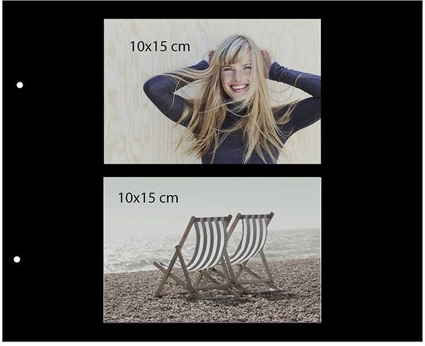 goldbuch Schraubalbum Bella Vista 30x25 40 schwarze Seiten  türkis 1 Stück