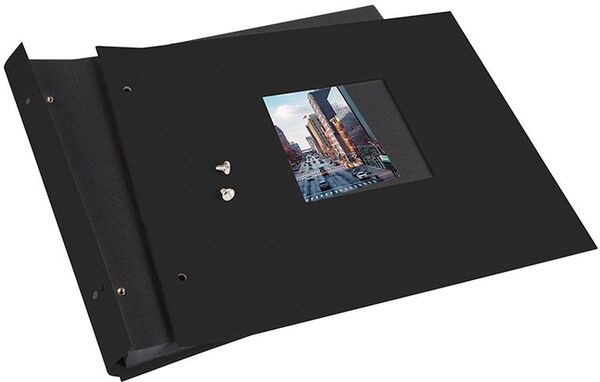 goldbuch Schraubalbum Bella Vista 30x25 40 schwarze Seiten  schwarz 1 Stück