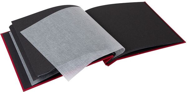goldbuch Schraubalbum Bella Vista 30x25 40 schwarze Seiten  rot 1 Stück