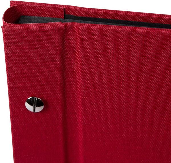 goldbuch Schraubalbum Bella Vista 30x25 40 schwarze Seiten  rot 1 Stück