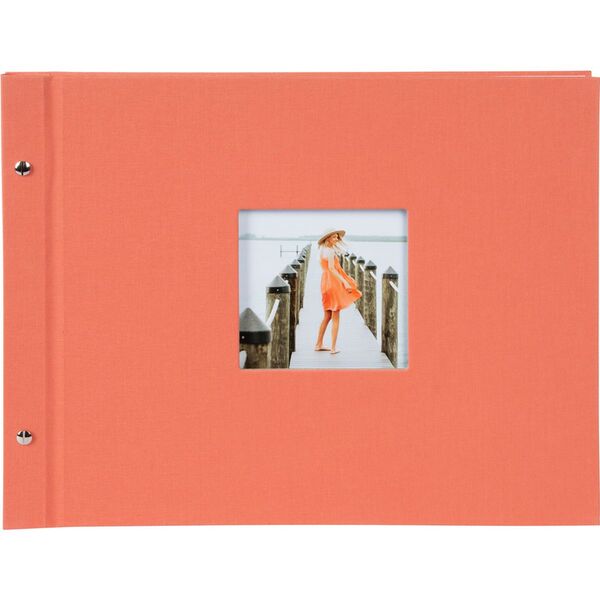 goldbuch Schraubalbum Bella Vista 39x31 40 weiße Seiten  lachs