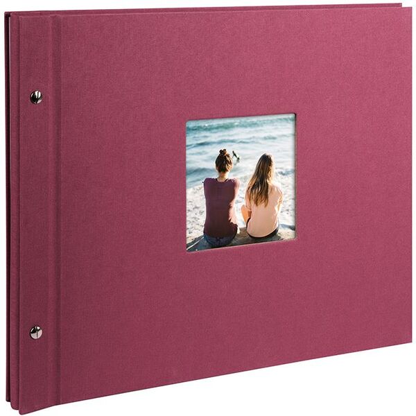 goldbuch Schraubalbum Bella Vista 39x31 40 weiße Seiten  fuchsia