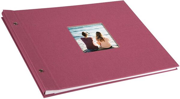 goldbuch Schraubalbum Bella Vista 39x31 40 weiße Seiten  fuchsia