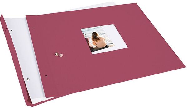 goldbuch Schraubalbum Bella Vista 39x31 40 weiße Seiten  fuchsia