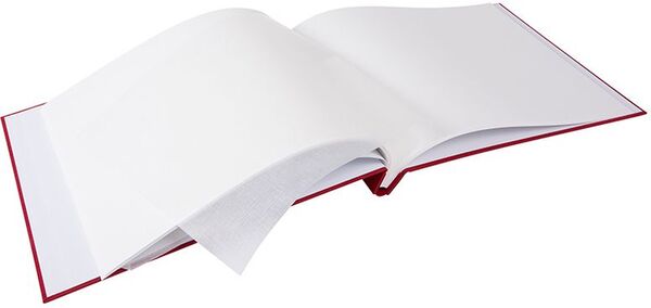 goldbuch Schraubalbum Bella Vista 39x31 40 weiße Seiten  rot