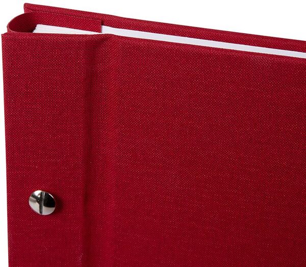 goldbuch Schraubalbum Bella Vista 39x31 40 weiße Seiten  rot